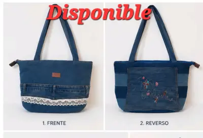 Tote Bags reciclados de jeans - miniatura 1