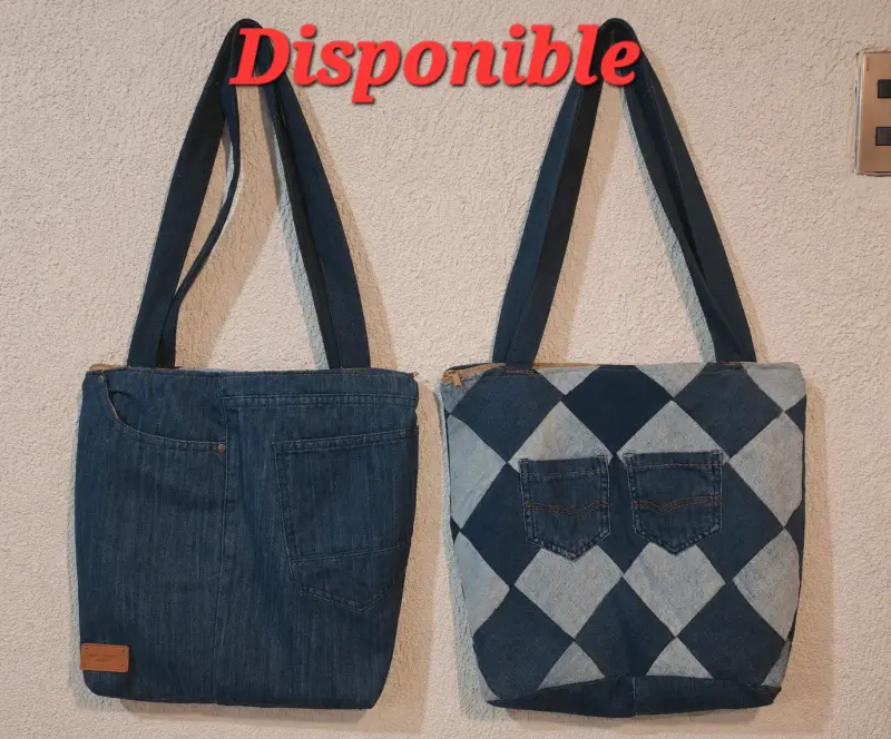 Tote Bags reciclados de jeans - 2