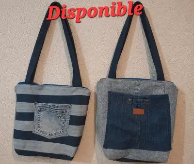 Tote Bags reciclados de jeans - miniatura 3