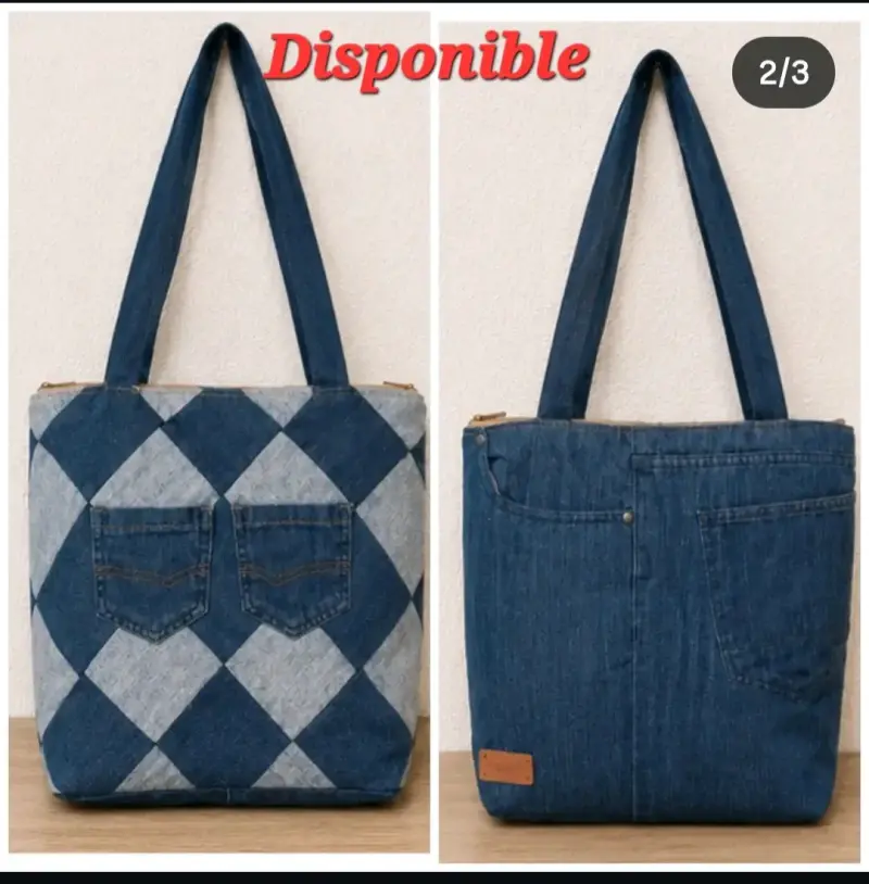 Tote Bags reciclados de jeans - 5