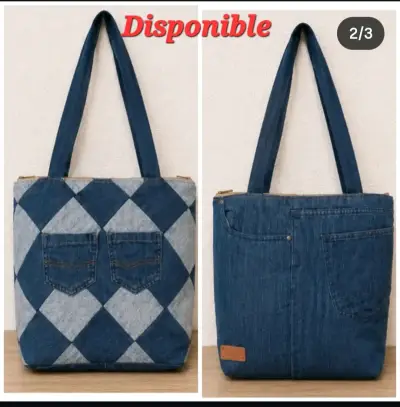 Tote Bags reciclados de jeans - miniatura 5