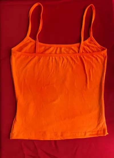 Polera sin mangas naranja - miniatura 2