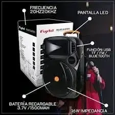 Parlante portátil Bluetooth Fujitel - miniatura 1