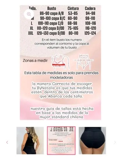 Body modelador negro M - miniatura 2