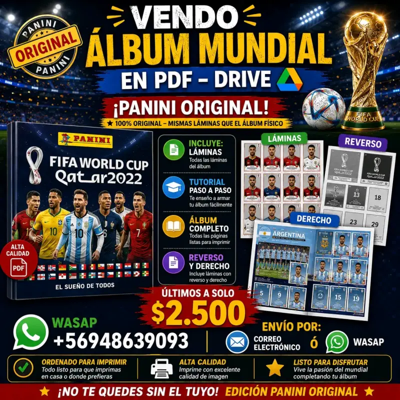 Pack álbum Mundial 2026 digital - 8