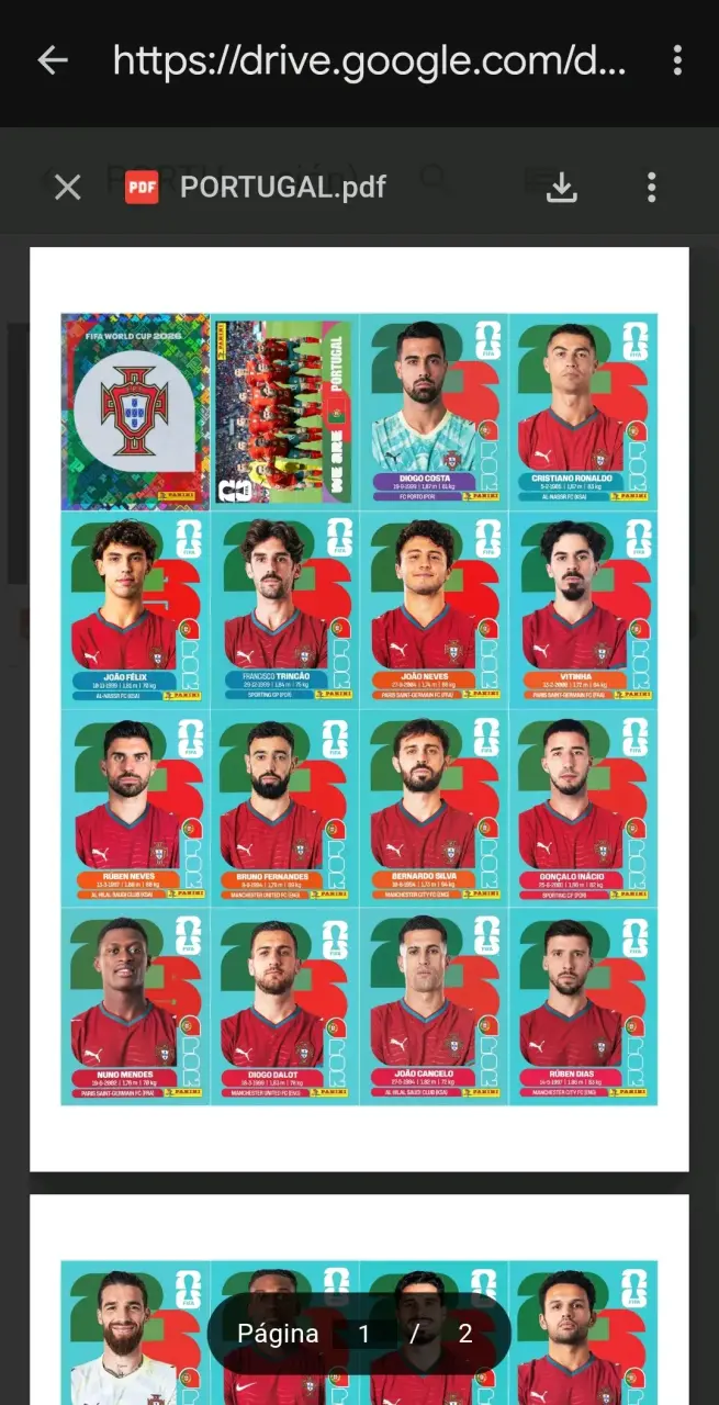 Pack álbum Mundial 2026 digital - 11