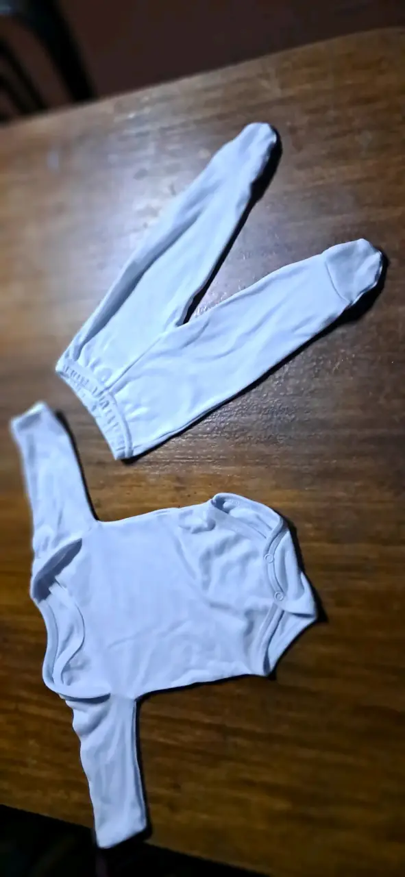 Conjunto blanco para bebé