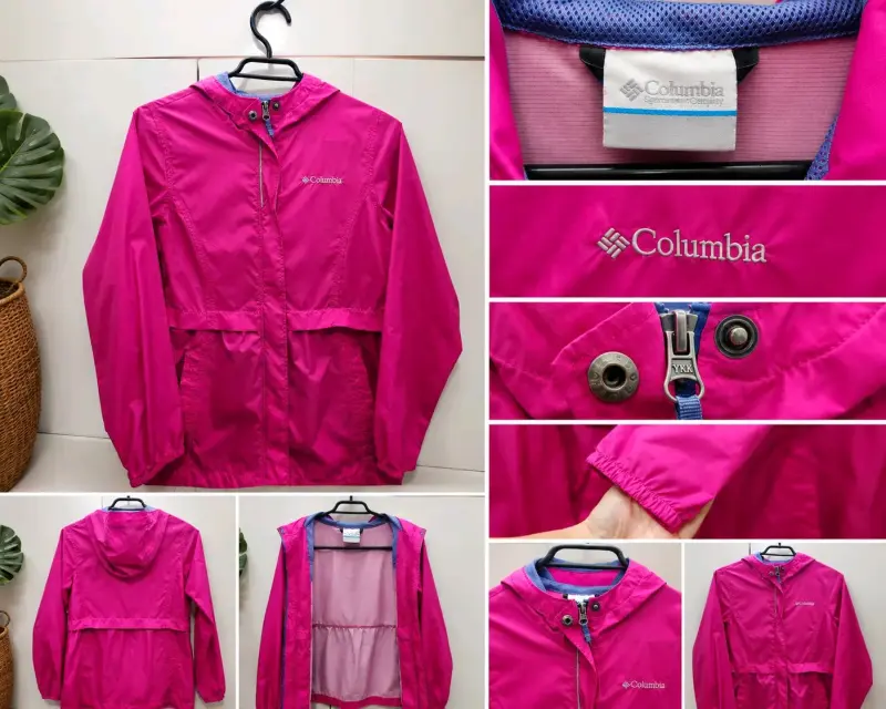 Cortavientos Marca Columbia Niña - 1