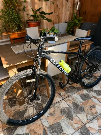 Bicicleta montaña Oxford negra - miniatura 1