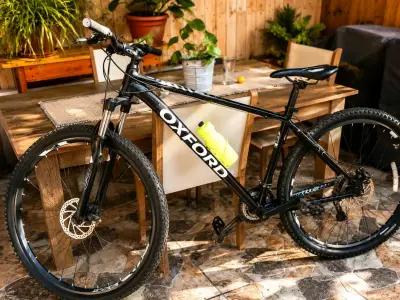 Bicicleta montaña Oxford negra - miniatura 3