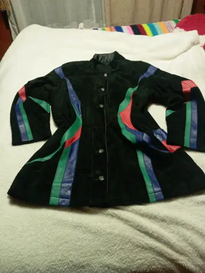 Chaqueta vintage multicolor - miniatura 1