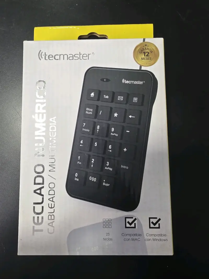 Teclado numérico Tecmaster - 1