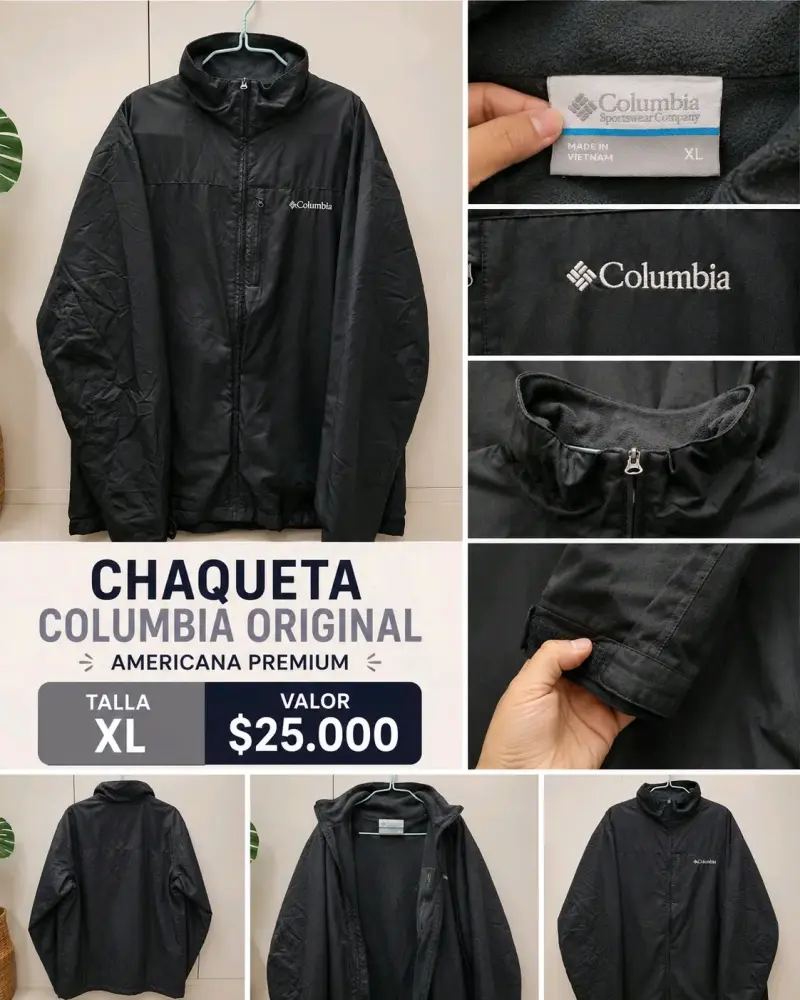 CHAQUETA COLUMBIA ORIGINAL HOMBRE - 1