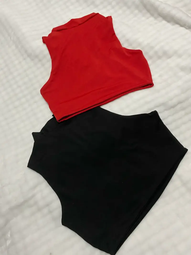 Conjunto de tops sin mangas - 1