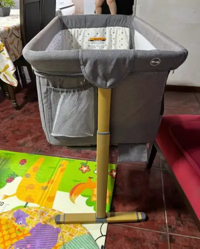 Cuna colecho gris para bebé - miniatura 4