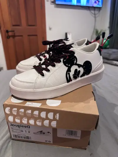 Zapatillas Desigual Mickey Blancas - miniatura 1
