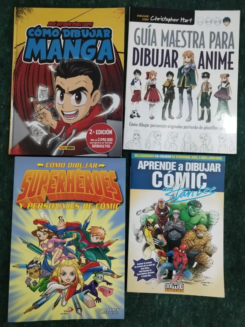 Set libros cómo dibujar manga y cómic - 1