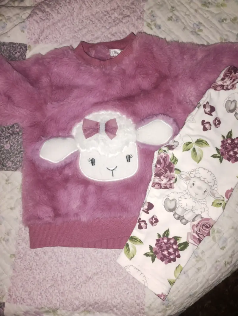 Conjunto infantil polar y leggings - 1