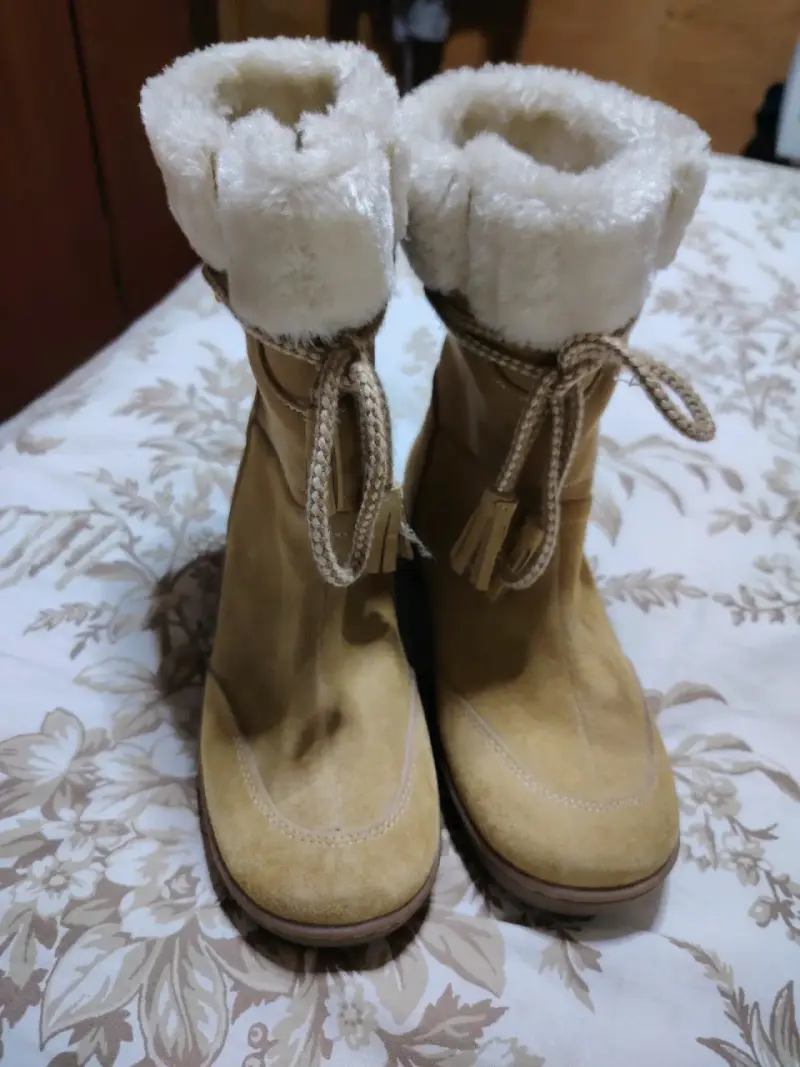 Botas de invierno beige - 2