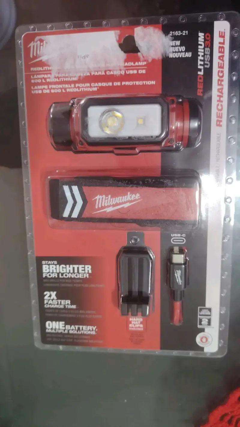 Linterna frontal Milwaukee recargable - 6