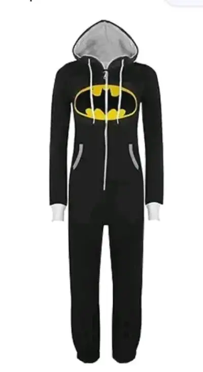 Enterito negro con capucha Batman talla M - miniatura 1