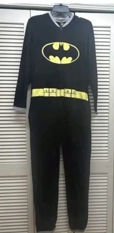 Pijama de Batman negro adulto talla L - miniatura 2
