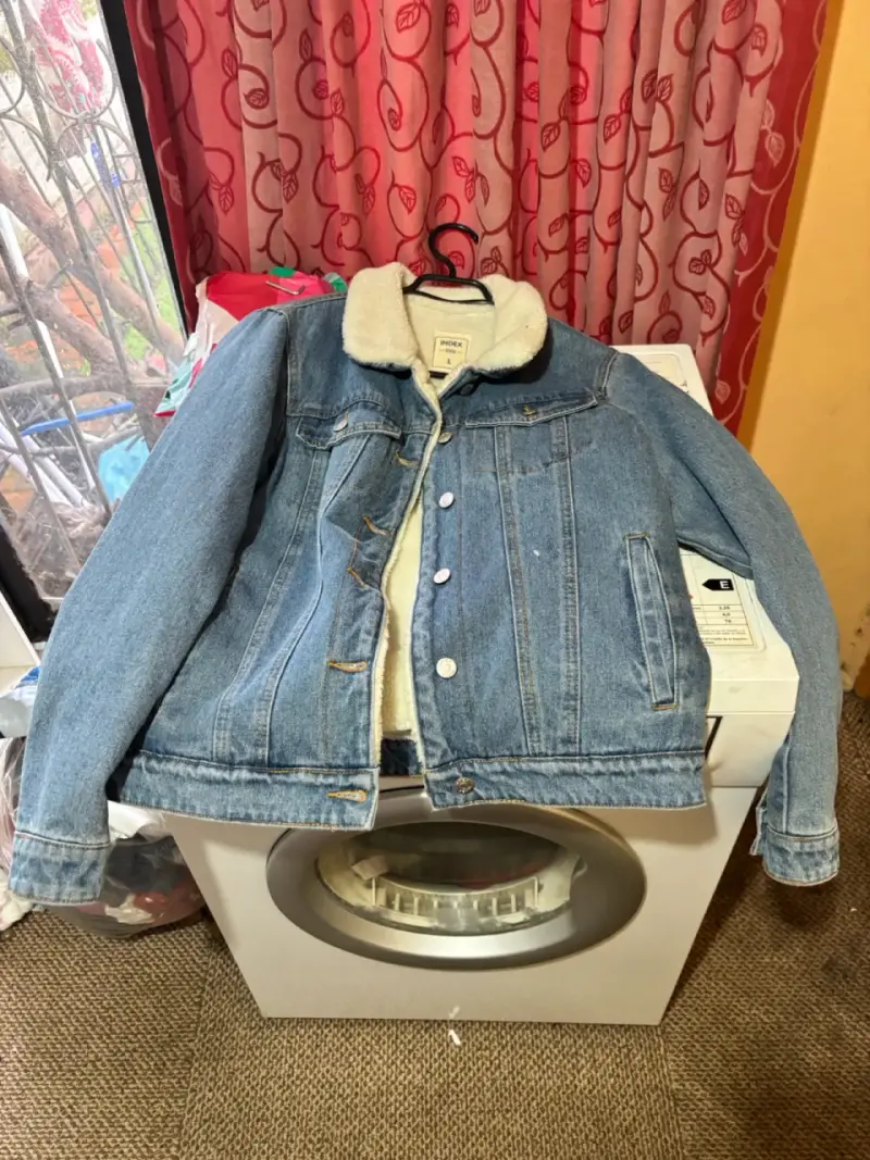 Chaqueta de mezclilla con chiporro Index - 1