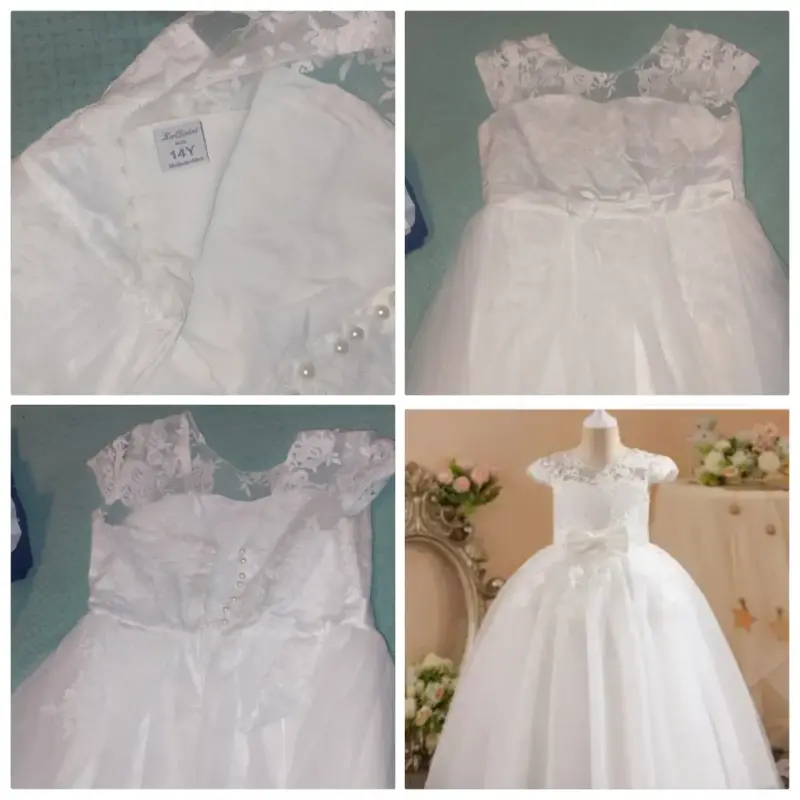 Vestido de comunión blanco - 1