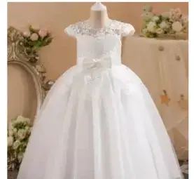 Vestido de comunión blanco - miniatura 5