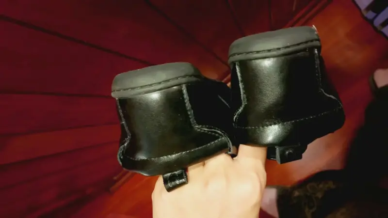 Zapatos negros infantiles marca uma ergonómics - 3