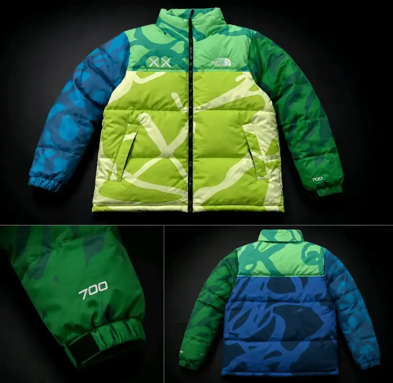 Chaqueta The North Face verde camuflada