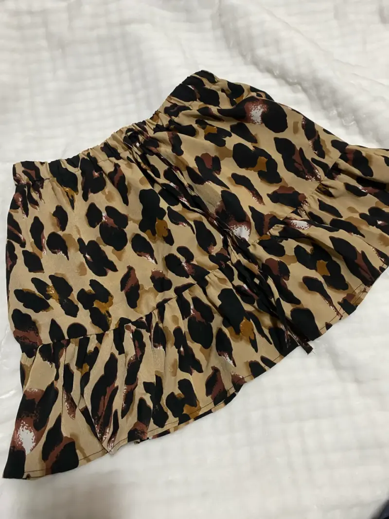 Falda corta animal print - 1