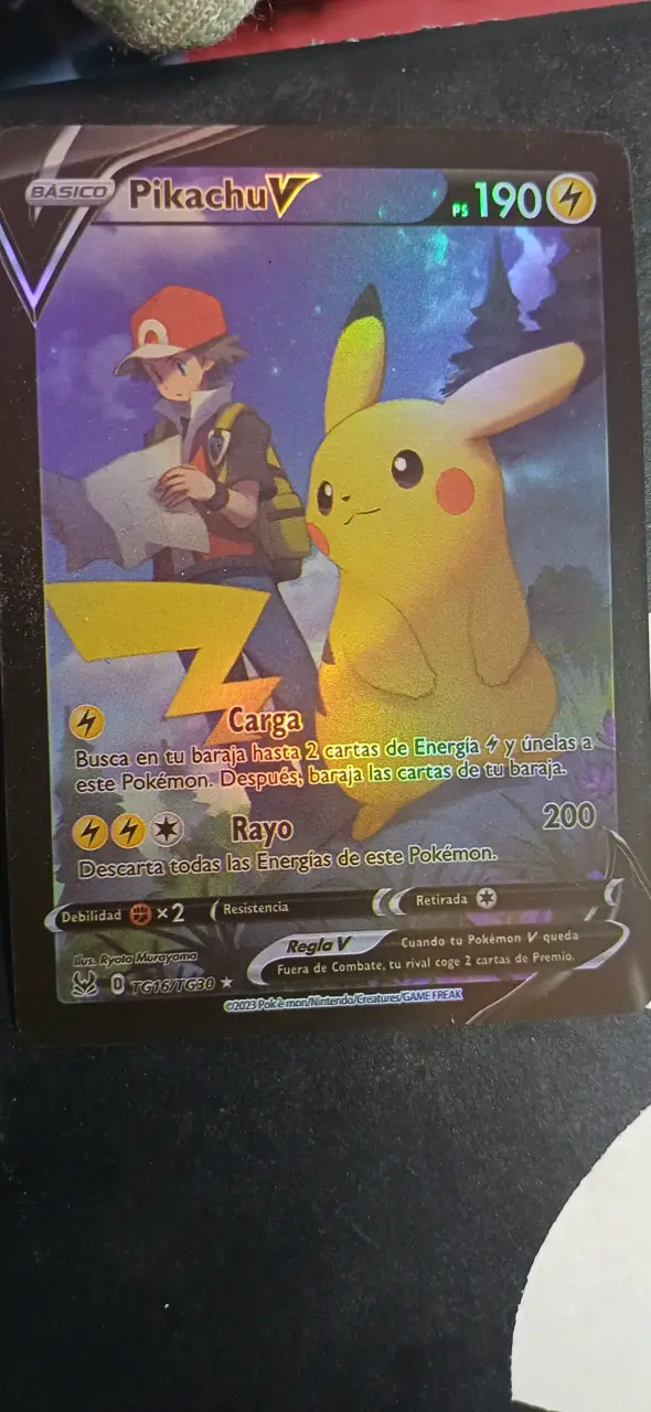 Tarjeta Pokémon Pikachu V - 1