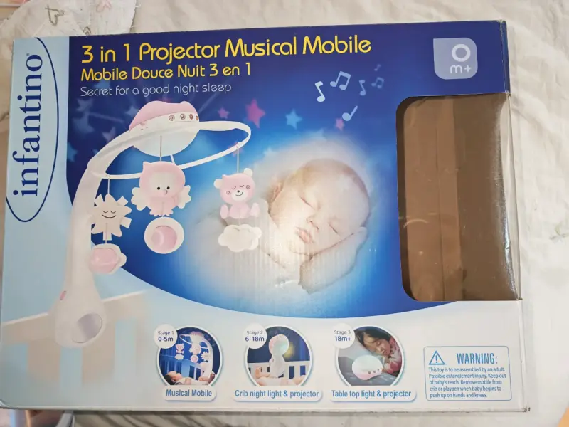 Móvil proyector rosa infantil - 3