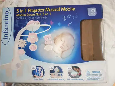 Móvil proyector rosa infantil - miniatura 3