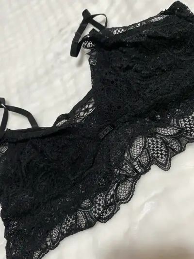 Bralette de encaje negro - miniatura 2