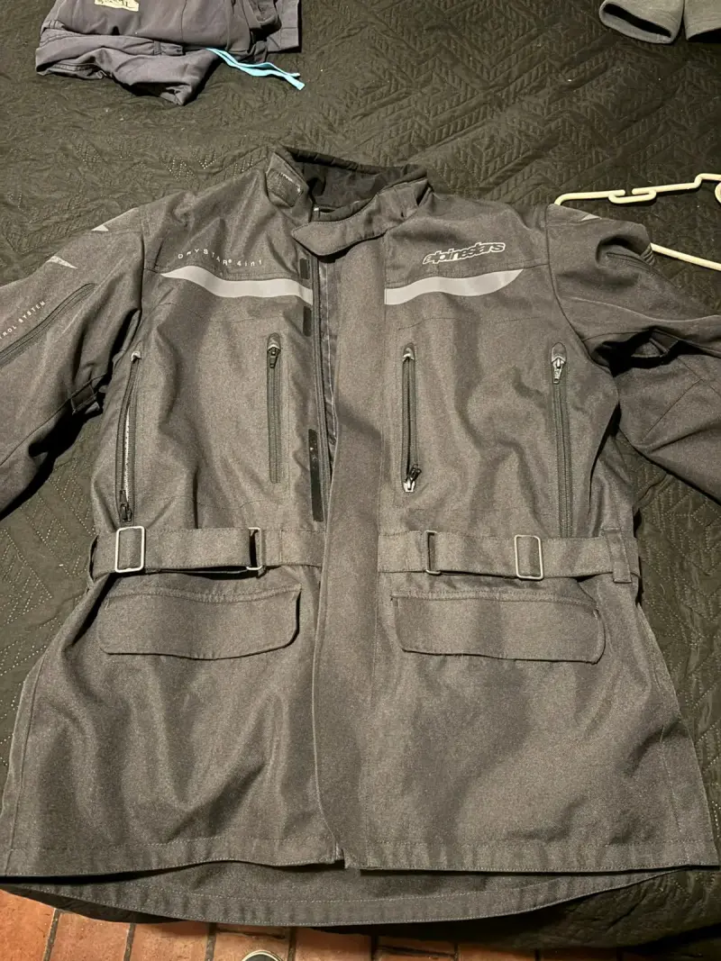 Chaqueta Alpinestars impermeable negra - 1