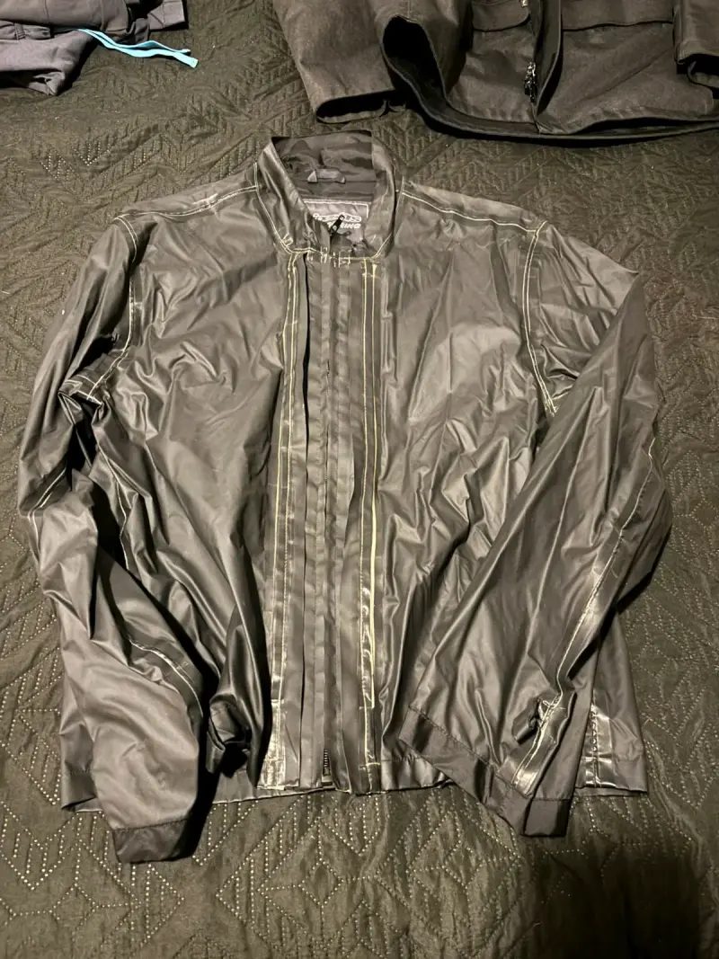 Chaqueta Alpinestars impermeable negra - 4