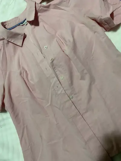 Camisa rosada de manga corta - miniatura 1