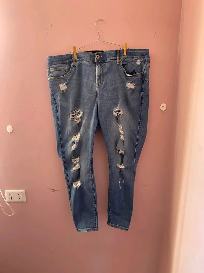 Jeans azules juvenil extralinda - 1
