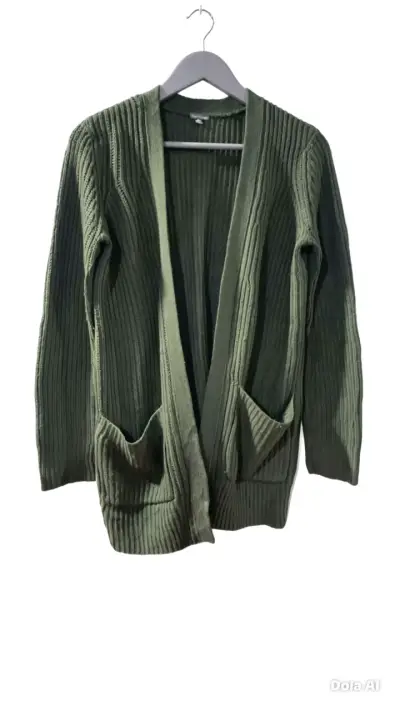 Cardigan verde talla S - miniatura 2