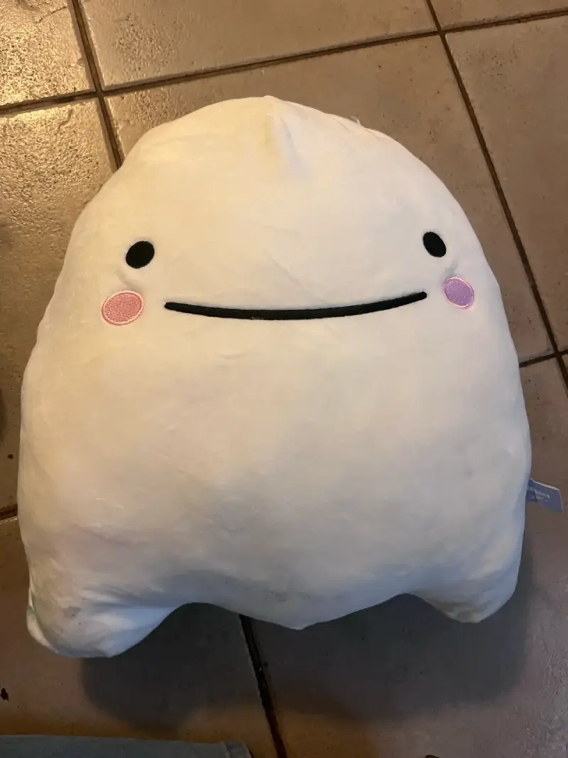 Cojín peluche DIENTE blanco sonriente