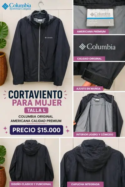 Cortaviento Columbia Mujer - miniatura 1