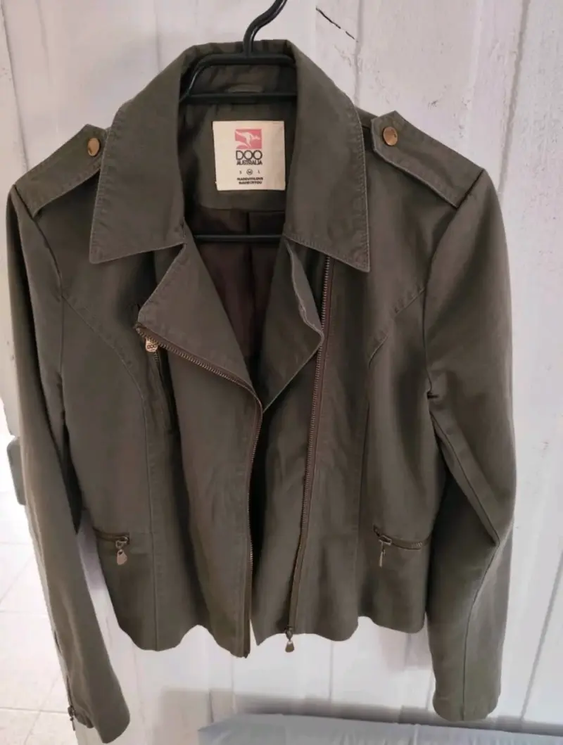 Chaqueta verde militar mujer - 1