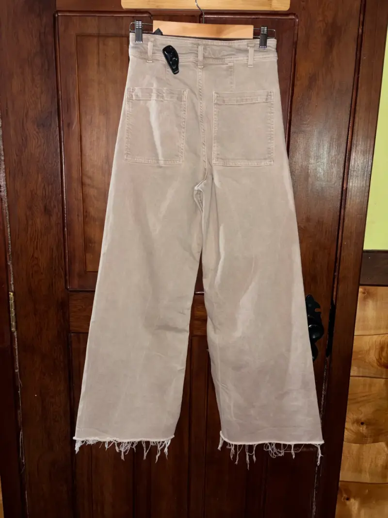Pantalones gris claro desgastados - 2