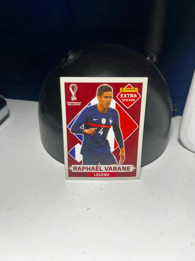 Lámina Raphaël Varane Qatar 2022 - 1