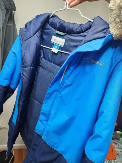 Parka niño Columbia azul talla M (10/12) - miniatura 3