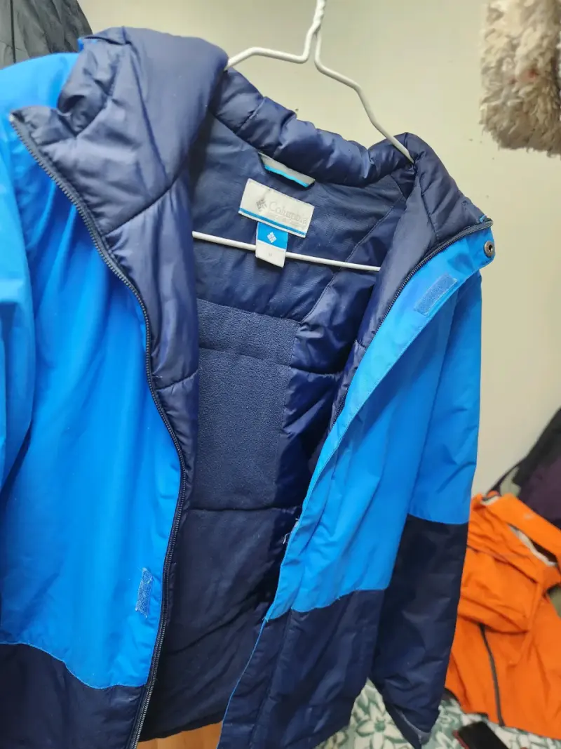 Parka niño Columbia azul talla M (10/12) - 4