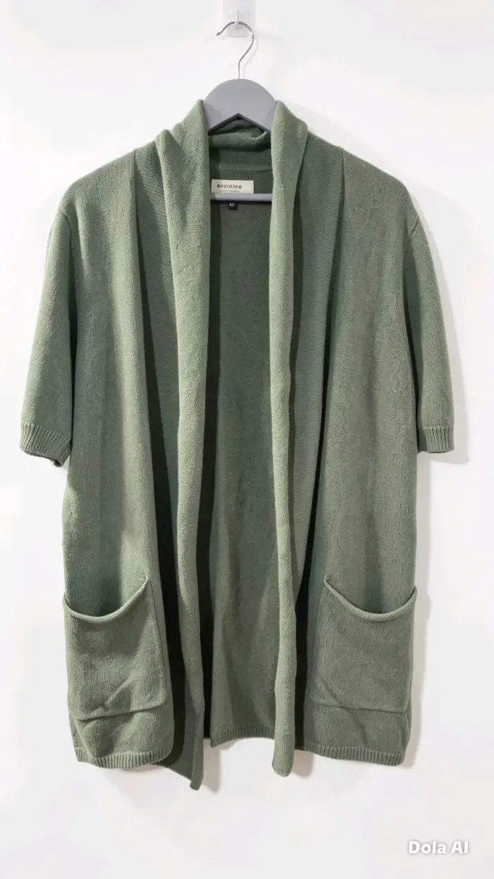 Cárdigan verde talla L - 2