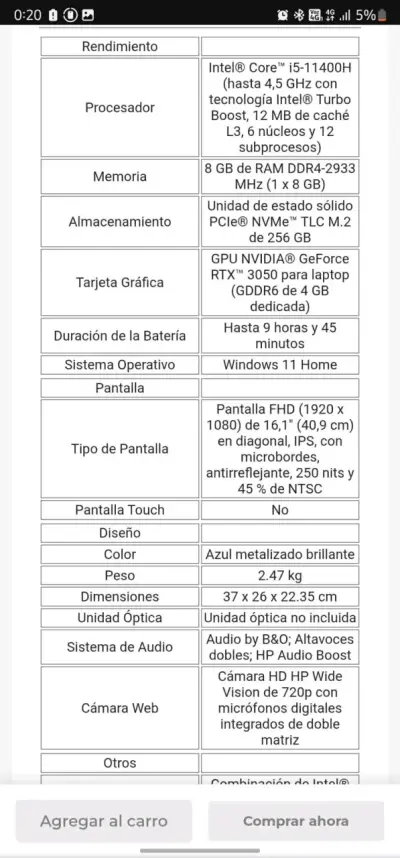 Hp victus omen - miniatura 5